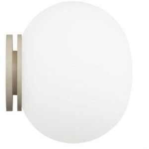 Flos Applique murale Flos MINI GLO-BALL-Applique de salle de bain Verre Ø11cm Blanc