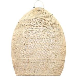 Bazar Bizar Accessoire luminaire Bazar Bizar THE RATTAN TWISTER-Abat-jour en Rotin Ø60cm Beige