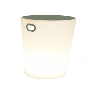 Fermob Déco lumineuse extérieur Fermob INOUÏ-Tabouret lumineux LED d'extérieur avec variateur Bluetooth métal H44cm Vert - Publicité