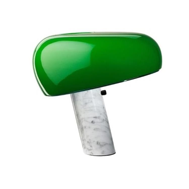 Flos Lampe à poser Flos SNOOPY-Lampe à poser Marbre H37cm Vert