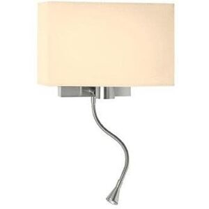 Applique murale Carpyen WEEKEND-Applique + 1 Flexible LED Chrome L32cm Beige