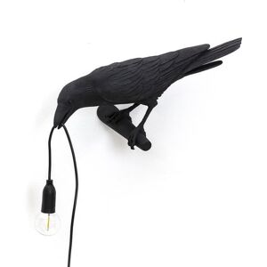 Applique murale Seletti BIRD-Applique gauche Oiseau H12,3cm Noir