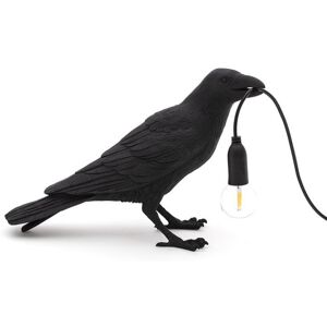 Lampe a poser Seletti BIRD-Lampe a poser Oiseau Debout H18,5cm Noir