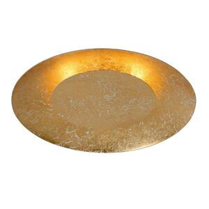 Plafonnier Lucide FOSKAL-Plafonnier LED rond en metal Ø34.5cm Laiton