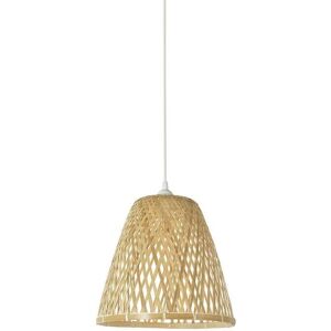 Suspension Corep KAMI-Suspension Cône Bambou Ø30cm Beige