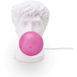 Lampe a poser Seletti WONDER TIMES-Lampe a poser Statue bulle de chewing-gum Verre souffle et resine H40,5cm Blanc