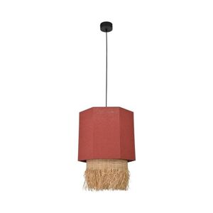 Suspension Market Set MARRAKECH-Suspension Lin/Bana Ø38cm Rouge