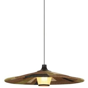 Suspension Forestier PARROT-Suspension en fil d'abaca L Ø80cm Marron