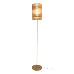 Lampadaire Mediterranean Objects ARLES-Lampadaire Bois H160cm Beige