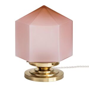 Lampe a poser Vanity Boum ETERNELLE-Lampe a poser Verre/Laiton H26cm Rose