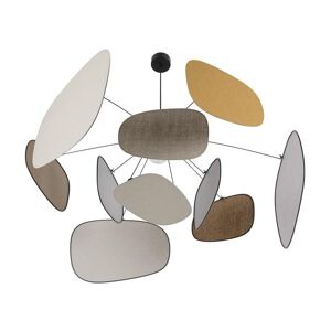 Suspension Market Set SCREEN 70's-Suspension Lin L110cm Beige