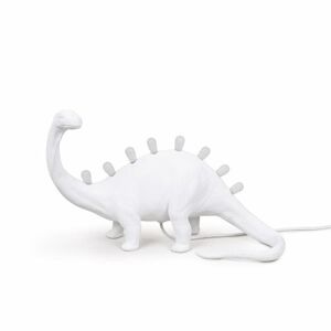 Lampe a poser Seletti BRONTOSAURE-Lampe a poser Dinosaure USB H33.5cm Blanc