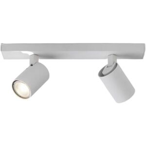 Spot Astro ASCOLI TWIN-Barre 2 spots orientables Metal L35cm Blanc