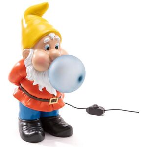 Lampe a poser Seletti GUMMY SNOOPING-Lampe a poser nain de jardin USB H42cm Multicolore