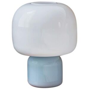 Lampe a poser Vanity Boum LOULOU-Lampe a poser LED Verre teinte/Verre depoli H30cm Bleu