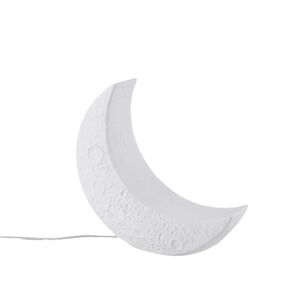 Lampe a poser Seletti MY MOON-Lampe a poser petite H36cm Blanc