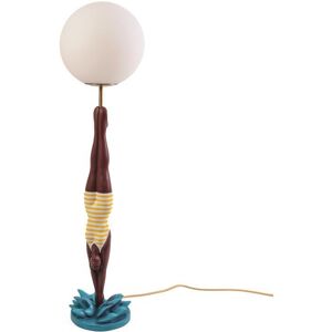 Lampe a poser Seletti LADY DIVER-Lampe a poser Resine H95cm Jaune