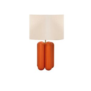 Lampe a poser Cosin Paris LA PETITE LAMPE CHARLOTTE-Lampe a poser Bois H32cm Orange