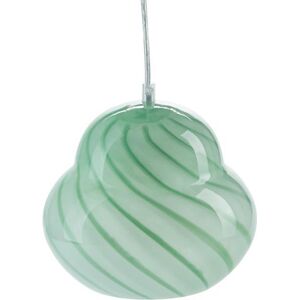 Suspension Bahne CANDY-Suspension Verre H16cm Vert