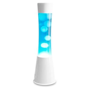 Lampe a poser Fisura TOWER-Lampe lave Metal/Verre H39cm Bleu