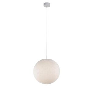 Suspension La Case de Cousin Paul GLOBE 38-Suspension Fils Tisses Ø38cm Beige