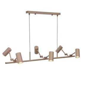 Spot It's About RoMi MONTREUX-Suspension 6 spots Fer L100cm Beige