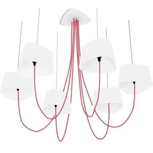 Lustre DesignHeure PETIT NUAGE-Lustre 6 Lumieres Ø94cm Blanc