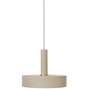 Suspension Ferm Living COLLECT-Suspension Haute Disque Ø30cm Beige