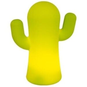 New Garden Veilleuse lumineuse New Garden PANCHITO-Veilleuse lumineuse LED forme cactus en Silicone H20.6cm Vert