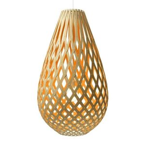 David Trubridge Suspension David Trubridge KOURA-Suspension Bicolore bambou H96cm Orange