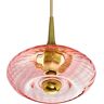 Suspension Elements Lighting GRACE-Suspension Verre Ø20cm Rose