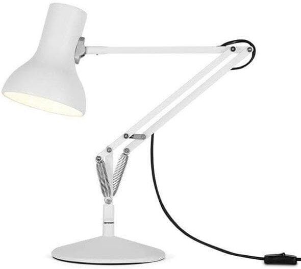 Anglepoise Lampe à poser Anglepoise TYPE 75 MINI-Lampe de bureau articulée H40-70cm Blanc