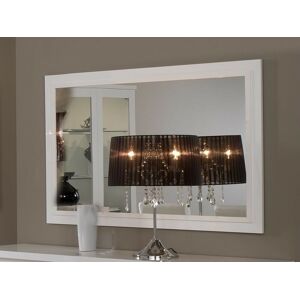 Mobistoxx Miroir ROMEO 140 cm blanc laque