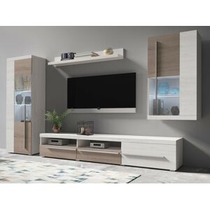 Mobistoxx Mur tv-hifi ROBB I 5 portes  pin andersen/sonoma truffe sans led