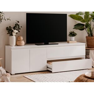 Mobistoxx Meuble tv-hifi CAPOWI 2 portes 2 tiroirs blanc