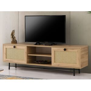 Mobistoxx Meuble tv-hifi BEGUIN 2 portes 180 cm chene