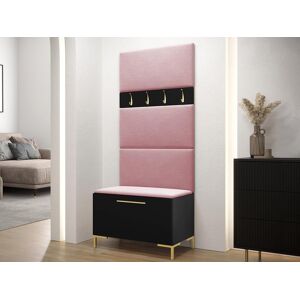 Mobistoxx Vestiaire ZION II 1 porte noir/rose