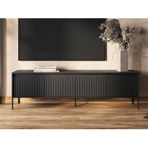 Mobistoxx Meuble tv-hifi TRAINING 4 portes 192 cm chene noir