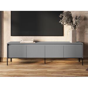 Mobistoxx Meuble tv-hifi TRAINING 4 portes 192 cm gris