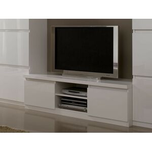 Mobistoxx Meuble tv-hifi ROMEO 2 portes blanc laque