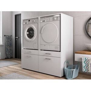 Mobistoxx Meuble WASHING 2 machines côte a côte sans armoire medium