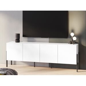 Mobistoxx Meuble tv-hifi JUKAMI 4 portes blanc