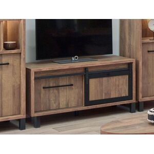 Mobistoxx Meuble tv-hifi ALCANTARA 2 portes old teck