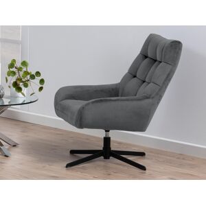 Mobistoxx Fauteuil PARISONA gris foncé