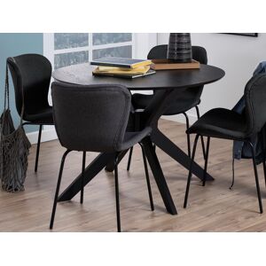 Mobistoxx Table ronde DONUT Ø 105 cm noir