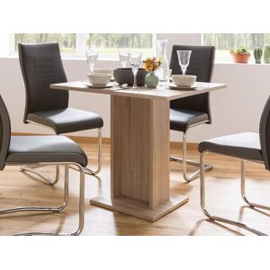 Mobistoxx Table repas carre CHRISTY 80 cm sonoma chene