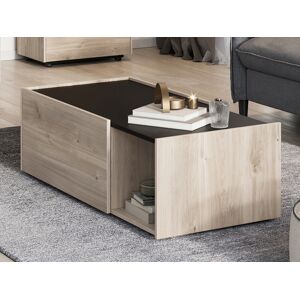 Mobistoxx Table basse CADOLZBURG chene castello/noir