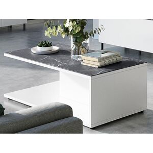 Germania Table basse CALIFREE 109 cm marbre/blanc