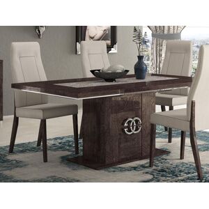 Mobistoxx Table repas extensible PRADO 180 > 225 cm noyer laqué