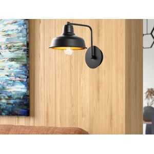 Mobistoxx Applique murale BERYL 1 lampe noir